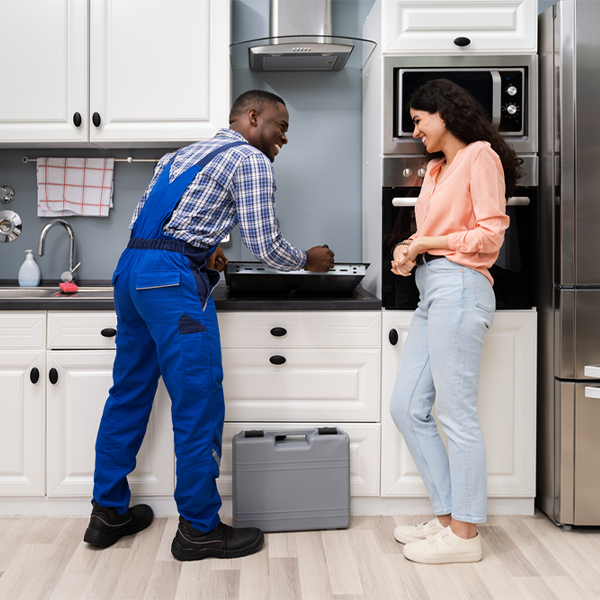 can you provide an estimate for cooktop repair before beginning any work in Emmet